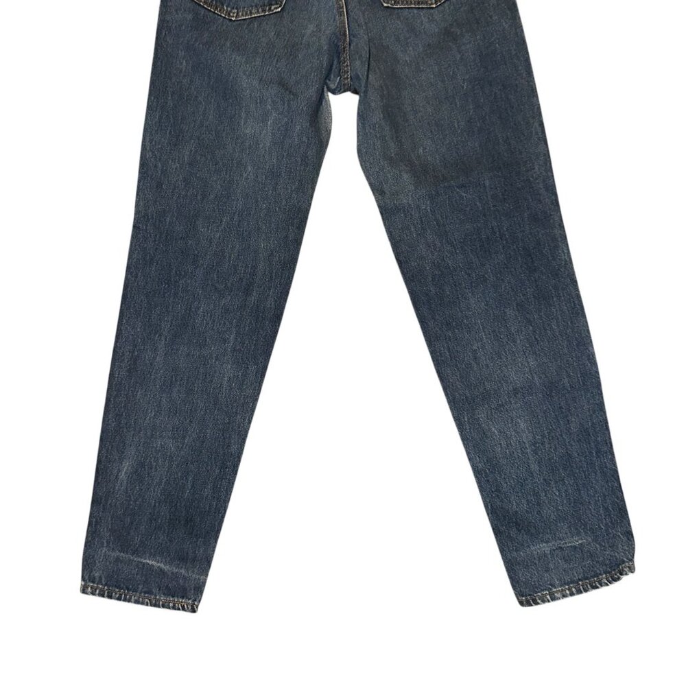 Vintage Levis Tapered Leg Jeans Womens 15 31 Button Fly Medium Wash Made USA - Picture 7 of 8